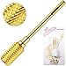 Beauticom Professional Pana Gold Large Dome Top Barrel Carbide Bit (Coarse) 3/32