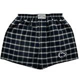 Penn State Nittany Lions Navy Blue Plaid Boxer Shorts
