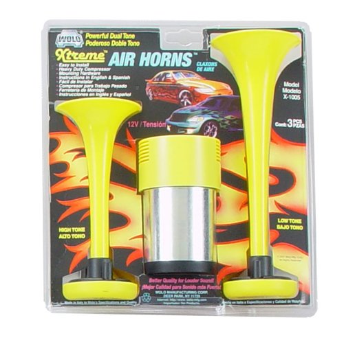 Wolo X-1005 Xtreme Air Horn Yellow
