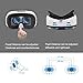 VR Headset,Breett VR Glasses Virtual Reality Glasses with Adjustable Lens and Strap for 4.0-6.5 inch Smart phones iPhone 5s/6/6s/6 Plus/6s Plus Samsung S6 S7 Edge Note 4 VR Box for 3D Movies and Games