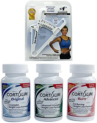 AccuFitness Accu-Measure Fitness 3000 1 ea and Cortislim Stack