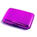 Elixir Aluminum RFID Blocking Wallet Case for Credit Card, ID Card, Purple