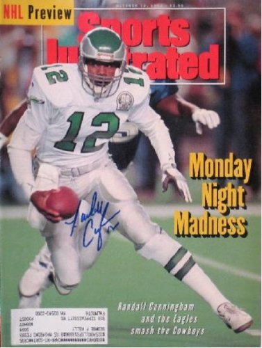 Randall Cunningham Autographed/Hand Signed Sports Illustrated Magazine (Philadelphia Eagles)