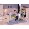 LOUNGE-ZONE LANDHAUS KINDERSCHRANK KLEIDERSCHRANK [PRETTY] 2-T�RIG WEISS AUS HOLZ
