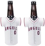 Los Angeles Angels of Anaheim Bottle Jersey Koozie 2-Pack