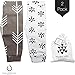 Kaydee Baby Modern Organic Infant Toddler Leggings for Boys and For Girls (Arrows) - Set of 2 Gift Set (3-6 Months)