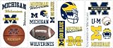 RoomMates RMK1053SCS University of Michigan Peel and Stick Wall Decal