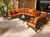5-piece Outdoor Patio Sectional Seating Set, Metal
