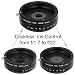 Fotodiox Pro Lens Mount Adapter with Built-in Aperture iris, Canon EOS EF Lens (NOT EF-S Lens) to Micro 4/3 Four Third System (MFT) Camera Adapter, Fits Olympus PEN E-P1, PEN E-P2, PEN E-PL1, PL2, Panasonic Lumix DMC-GF1, GF2, GF3, GH1, GH-2, G1, G2, G3, G10