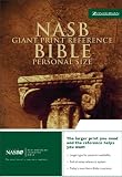 NIV Holy Bible Giant Print Reference Edition, Thumb Indexed, Black Leather-Look