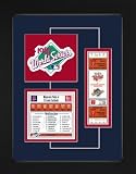 Minnesota Twins 1987 World Series Replica Ticket & Patch Frame