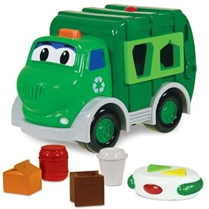 The Learning Journey Remote Control Shape Go Green Recycle Truck
