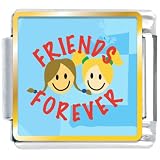 Friends Forever Italian Charms Bracelet Link