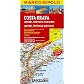 MARCO POLO Karte Costa Brava, Andorra, Perpignan, Barcelona 1:200.000: Mit landschaftlich sch�nen Strecken und Sehensw�rdigkeiten. �bersichtskarte zum ... Entfernungstabelle, Ortsregister, 3 Citypl�ne