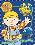 CharacterWorld Bob the Builder Waving Fleece Blanket