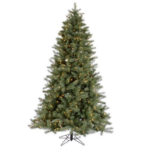 12 ft. Artificial Christmas Tree - High Definition PE/PVC Needles - Blue and Green - Albany Spruce - Prelit with Clear Mini Christmas Lights - Vickerman A114591 12 ft. Artificial Christmas Tree - High Definition PE/PVC Needles - Blue and Green - Albany Spruce - Prelit with Clear Mini Christmas Lights - Vickerman A114591