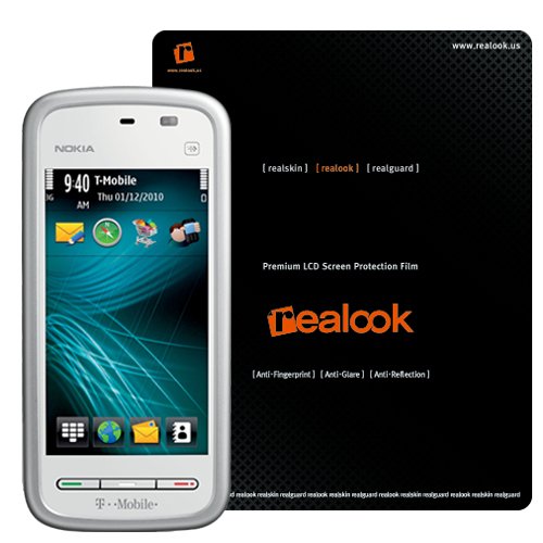 REALOOK T-Mobile Nokia 5230 Nuron 5800 XpressMusic Premium LCD Screen Protector 2 Pack
