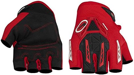 TAIPU Men Women Summer Road Riding Breathable Half Finger Motorbike Racing Gloves Dirt Bike Motocross Off-Road Riding Gloves M / L / XL (XL, Red)
