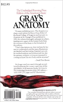 Gray's Anatomy: The Unabridged Running Press Edition Of The American