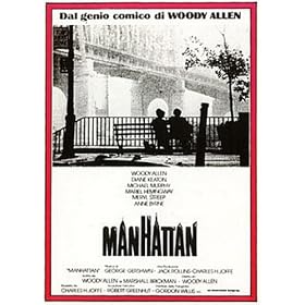 "Manhattan - Italian - Woody Allen" -Grande affiche PAPIER- poster - Dimensions 100 x 70 cm (environ)