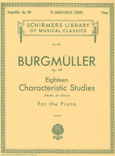 18 Characteristic Studies for the Piano, Op. 109