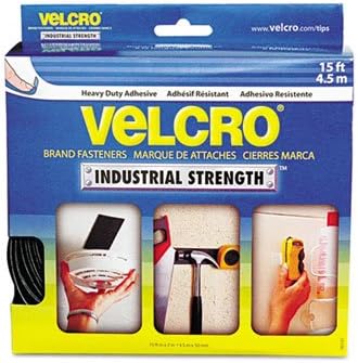Velcro Industrial Strength 2" X 15' Black Carded
