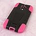 Empire MPERO IMPACT X Series Kickstand Case for Motorola Moto X - Retail Packaging - Black/Hot Pink