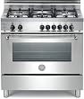 Bertazzoni Master Series : A365GGVXENG 36in Pro-Style Gas Range, 5 Sealed Burners, Convection - NG