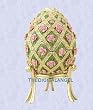 Digital Angels The Rose Faberge Egg Enameled sculpture