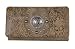 Western Wallets - Wrangler® Embroidered Western Wallet Khaki