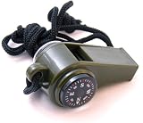 Wholesale Lot 20pcs Signal Whistles w/ Compass 4 survival kit