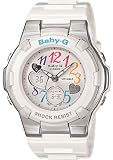 Casio Women's BGA116-7B Baby G Multi Color Dial and White Resin Strap Watch