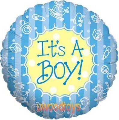 Balloons By Post Its A Boy Baby Balloon Delivered By Post [Toy]
