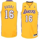 NBA Los Angeles Lakers Pau Gasol Swingman Jersey (Gold, Large)