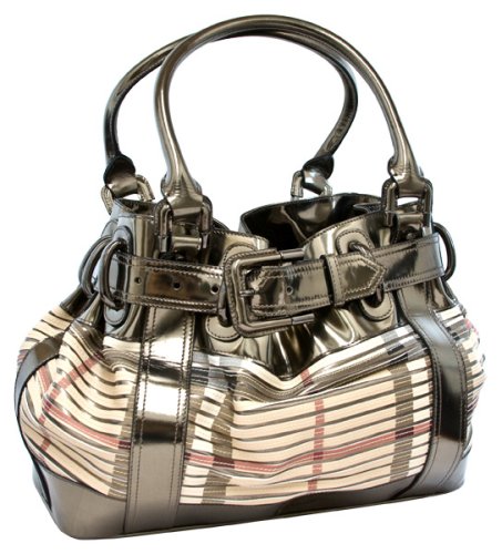 Burberry Shimmer House Check Beaton Shopper 11761453-513