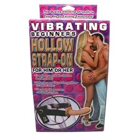 Fetish Fantasy Vibrating Hollow Strap On, Flesh