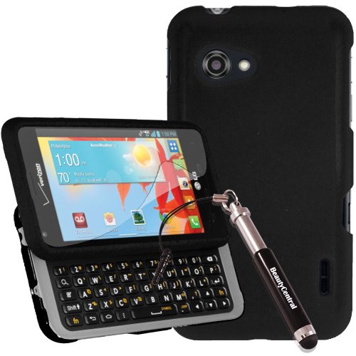 3-in-1 Bundle LG Enact VS890 (Verizon) Rubberized Shield Hard Case - Black (Package include Premium Screen Protector + Ultra-Sensitive Stylus Pen by BeautyCentral TM) 3-in-1 Bundle LG Enact VS890 (Verizon) Rubberized Shield Hard Case - Black (Package include Premium Screen Protector + Ultra-Sensitive Stylus Pen by BeautyCentral TM)