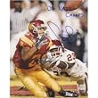 Steve Smith Autographed 05 Nat\'l Champs USC 2005 Orange Bowl TD 8x10 Photograph Sports Baseball