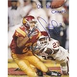 Steve Smith Autographed 05 Nat\'l Champs USC 2005 Orange Bowl TD 8x10 Photograph Sports Baseball