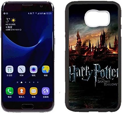 CHPT Phone Case,Harry Potter Series,Burning Hogwarts Castle Phone Case,Hard Plastic Phone Case Cover Shell For Samsung Galaxy S7