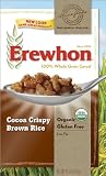 Erewhon Cocoa Crispy Brown Rice Cereal, Gluten Free, Organic, 10.5-Ounce Boxes (Pack of 4)