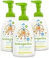 Babyganics Baby Shampoo + Body Wash, Fragrance Free, 16oz Pump Bottle (Pack of 3)