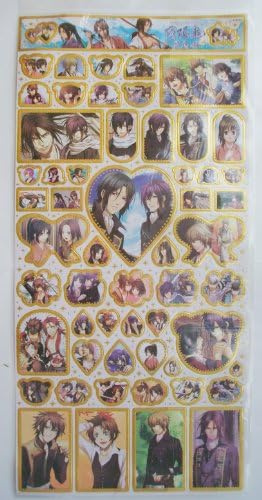 Japan Anime Hakuoki Shinsengumi LARGE Stickers Sheet #2