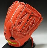Wilson(ウィルソン)2010年モデル一般硬式innovationSTAFF投手用WTAHGW18LPオレンジ右投げサイズ:8 Lpo