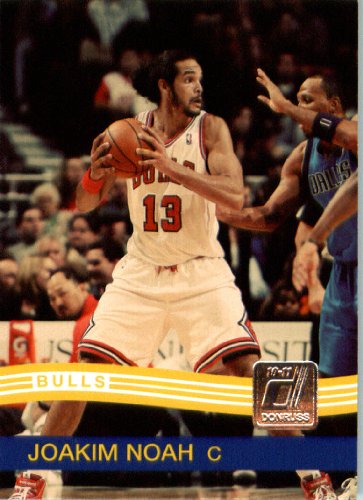 2010 / 2011 Donruss # 39 Joakim Noah Chicago Bulls NBA Trading Card- In Protective Screwdown Case!
