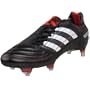 adidas Men's PREDATOR_X SG Soccer Cleat,Black/White/Red,9 M