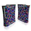 DayGlo Design Xbox 360 Front Panel Protector Skin Decal Sticker