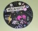 Sanrio Nakajima Authentic Hello Kitty Trendy Swingy Earrings with Pink and Silver