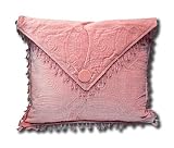 Donna Sharp Quilts Quilted Blush Velvet Decorative Throw Pillow 13201B