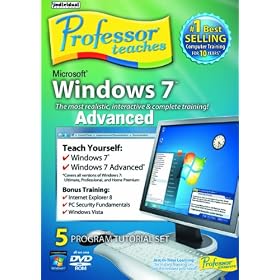 Professor Teaches Windows 7 Advanced Training (PC DVD)